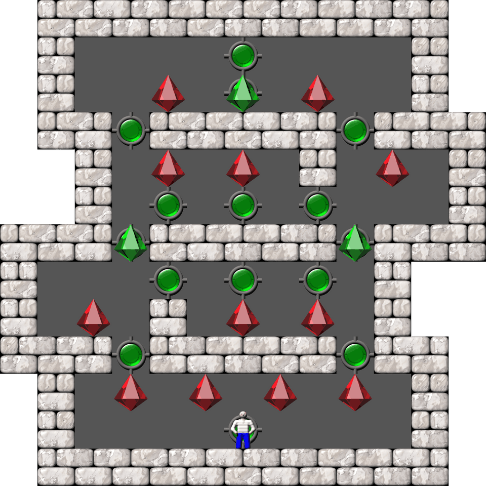 Sokoban Secundus gradus ad Olympo level 39